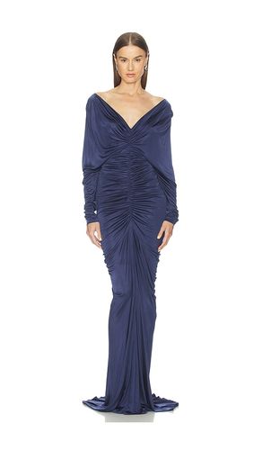 V Neck Ruched Gown en . Taille 36/2. Also en - Atlein - Modalova