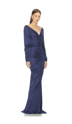 V Neck Ruched Gown en . Taille 36/2. Also en - Atlein - Modalova