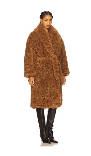 Long Teddy Wrap Coat en . Taille S. Also en XS, M - Atlein - Modalova