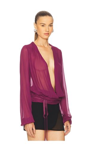 Deep V Blouse en . Taille 40. Also en - THE ATTICO - Modalova