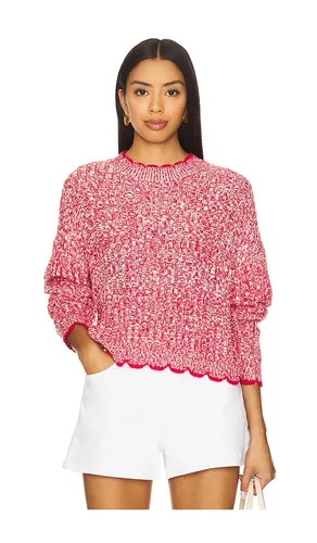 Tipped Ladder Stitch Crew Top en . Taille L. Also en M - Autumn Cashmere - Modalova