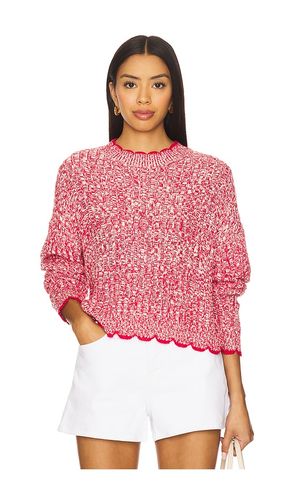 Tipped Ladder Stitch Crew Top en . Taille S. Also en M, L - Autumn Cashmere - Modalova