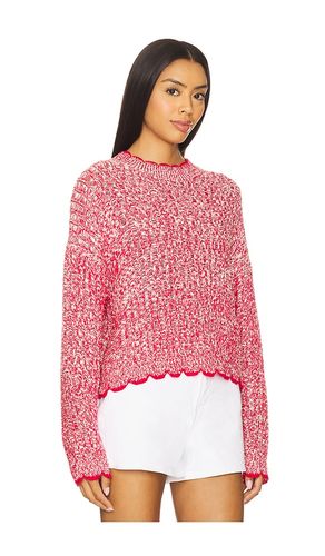 Tipped Ladder Stitch Crew Top en . Taille S. Also en M, L - Autumn Cashmere - Modalova
