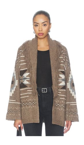 Southwest Fringed Shawl Collar Throw en . Taille M. Also en S - Autumn Cashmere - Modalova