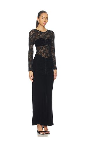 Helenie Velour Lace Maxi Dress in . Size 4. Also in 6 - Bardot - Modalova