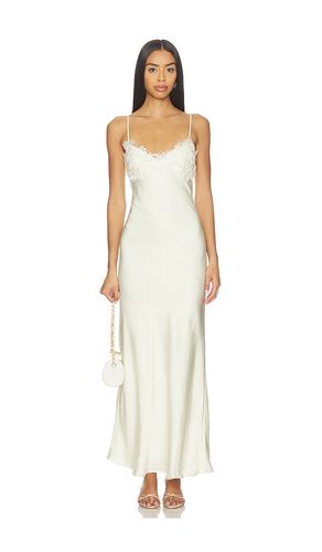 Elisan Lace Satin Maxi Dress in . Size 10. Also in 8 - Bardot - Modalova