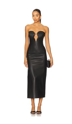 ROBE MIDI IMITATION CUIR ELENI en . Taille 10. Also en 2, 4, 6, 8 - Bardot - Modalova