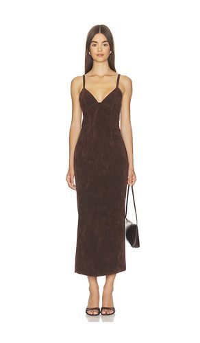 Estine Faux Suede Midi Dress en . Taille 10. Also en - Bardot - Modalova