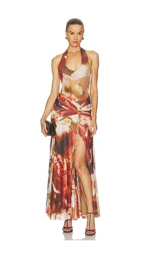 Sariba Halter Mesh Midi Dress in . Size L. Also in M, S, XL, XS - Bardot - Modalova