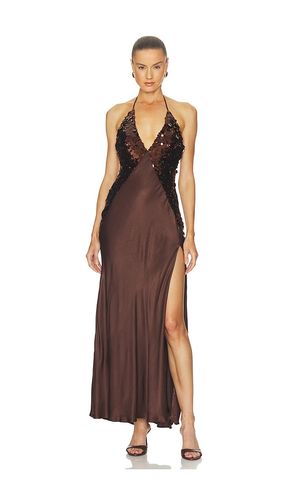 Yve Sequin Satin Halter Dress en . Taille 10. Also en 12, 2, 4, 6, 8 - Bardot - Modalova