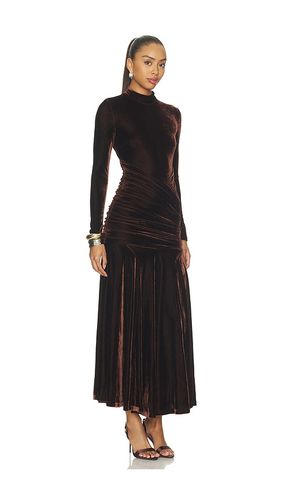 Korina Velour Maxi Dress en . Taille 10. Also en 2, 4, 6, 8 - Bardot - Modalova