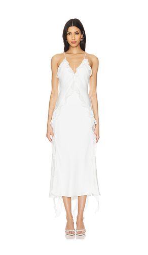 ROBE MIDI AVEC VOLANT MARSELLA in . Size 4, 6, 8 - Bardot - Modalova