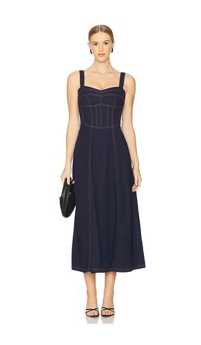 ROBE MIDI EN DENIM LILAH in . Size 4, 6 - Bardot - Modalova