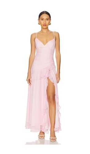 ROBE MAXI VOLANTÉE YVANNA in . Size 12, 4, 6, 8 - Bardot - Modalova