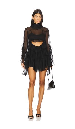 ROBE MINI VOLANTÉE ANYSSA en . Taille 4. Also en 2, 6, 8, 10 - Bardot - Modalova