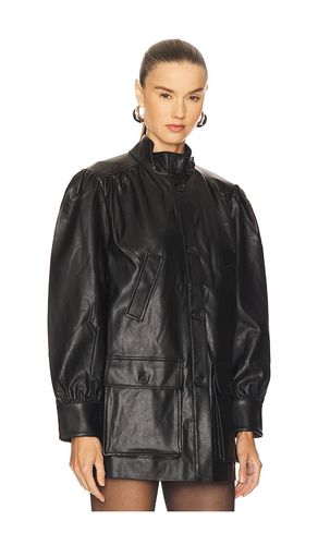 Clements Faux Leather Jacket in . Size M. Also in S - Bardot - Modalova