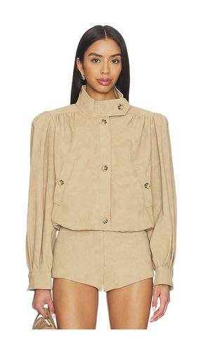 Leon Faux Leather Jacket en . Taille L. Also en M, S, XS - Bardot - Modalova