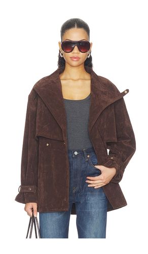 VESTE EN DAIM VÉGÉTAL VERONICA en . Taille L. Also en - Bardot - Modalova