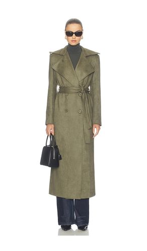 Kira Faux Suede Trench Coat en . Taille 10. Also en 2, 4, 6, 8 - Bardot - Modalova