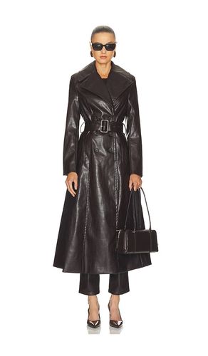 Andros Faux Croc Leather Coat en . Taille L. Also en M, S, XL, XS - Bardot - Modalova