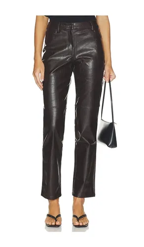 PANTALON IMITATION CUIR CROCO NIA en . Taille 10. Also en 12, 2, 4, 6, 8 - Bardot - Modalova