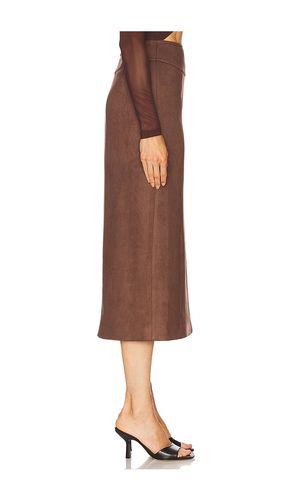 JUPE MIDI IMITATION DAIM DANTE en . Taille 4. Also en 2, 6, 8, 10, 12 - Bardot - Modalova