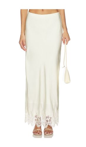 Elisan Lace Satin Midi Skirt in . Size 10. Also in 12, 2, 4, 6, 8 - Bardot - Modalova