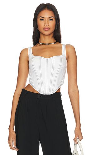 Linen Corset Bustier in . Size 2, 6 - Bardot - Modalova