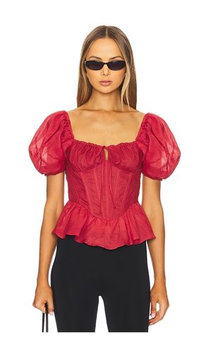 Esra Puff Sleeve Corset Top en . Taille 10. Also en 2, 4, 6, 8 - Bardot - Modalova