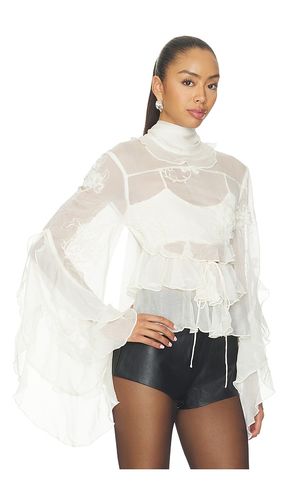 BLOUSE VOLANTÉE ANYSSA en . Taille 10. Also en 2, 4, 6, 8 - Bardot - Modalova