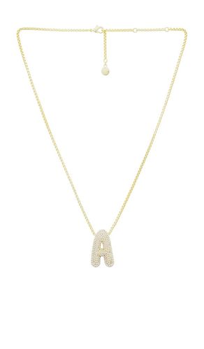 COLLIER PAVE BUBBLE INITIAL in . Size E, L, M, R - BaubleBar - Modalova