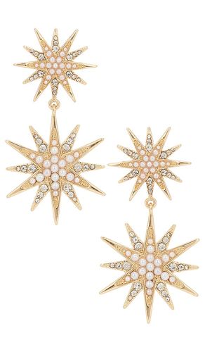 Lyra Starburst Statement Earrnigs in - BaubleBar - Modalova