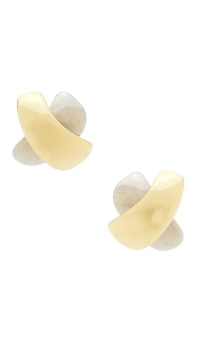 Mixed Metal Cross Earrings in - BaubleBar - Modalova