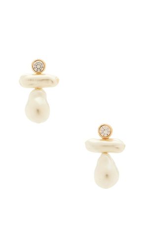 Organic Pearl Earrings in - BaubleBar - Modalova