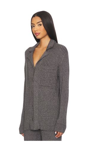 CHEMISE CÔTELÉE LUREX CCUL LUREX RIB BUTTON FRONT SHIRT en . Taille S. Also en - Barefoot Dreams - Modalova