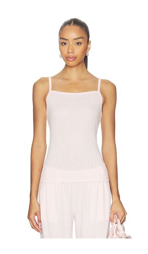 CARACO POINTELLE RIB TANK WITH SCALLOP TRIM en . Taille L. Also en M, XL - Barefoot Dreams - Modalova