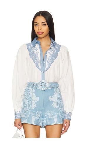 Yoke Shirt in . Size M, S - HEMANT AND NANDITA - Modalova