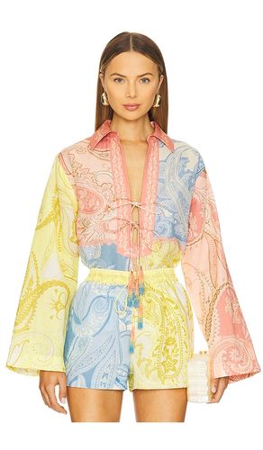 Drop Shoulder Collared Tunic in ,. Size XL, XS, XXS - HEMANT AND NANDITA - Modalova