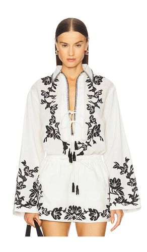 Drop Shoulder Collared Tunic en . Taille L. Also en M, S, XL, XS - HEMANT AND NANDITA - Modalova