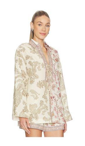 Drop Shoulder Collared Tunic in . Size L. Also in M, S, XL, XS - HEMANT AND NANDITA - Modalova