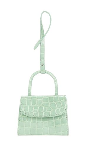 Mini Mini Croco Embossed Card Holder in - BY FAR - Modalova