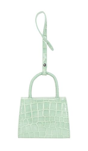 Mini Mini Croco Embossed Card Holder in - BY FAR - Modalova