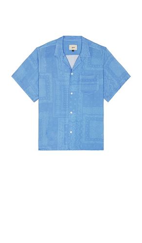 Cornflower Tonal Bandana Camp Shirt in . Size M. Also in S - Bather - Modalova