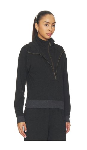 Double Zip Funnel Neck Pullover en . Taille XS. Also en S, M, L, XL - Bobi - Modalova