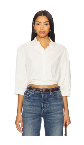 Puff Sleeve Cropped Top en . Taille L. Also en M, S, XL - Bobi - Modalova