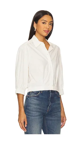 Puff Sleeve Cropped Top en . Taille L. Also en M, S, XL - Bobi - Modalova