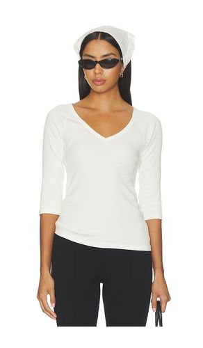 Vneck Elbow Sleeved Tee en . Taille XS. Also en - Bobi - Modalova