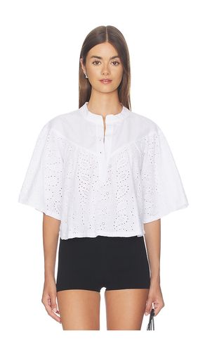 T-SHIRT TUNISIEN BOHÈME FAYE en . Taille XS. Also en S, M, L, XL - Bobi - Modalova
