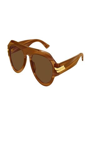 LUNETTES DE SOLEIL PILOT en - Bottega Veneta - Modalova
