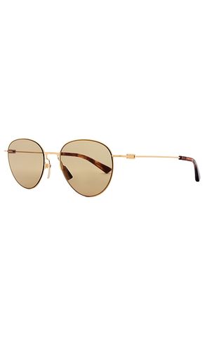 Thin Triangle Round Sunglasses in - Bottega Veneta - Modalova